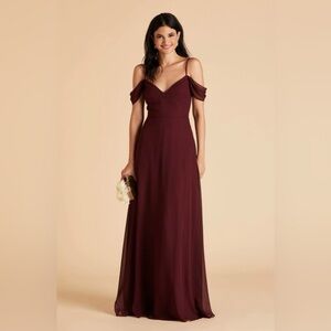 Birdy Grey Bridesmaid Formal Devin Dress In Cabernet Berry Burgundy Size L Large